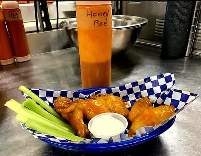 Wings with 'Honey Bee' Sauce
